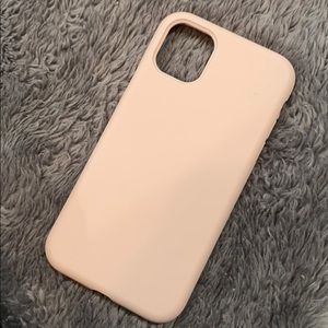 Light pink silicone iPhone 11 case